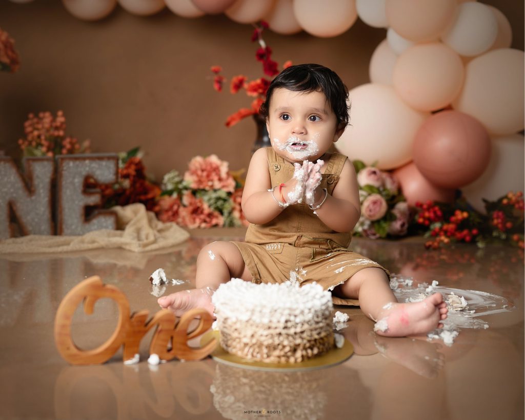 Kids Professional Cake Smash Photoshoot In Nagpur