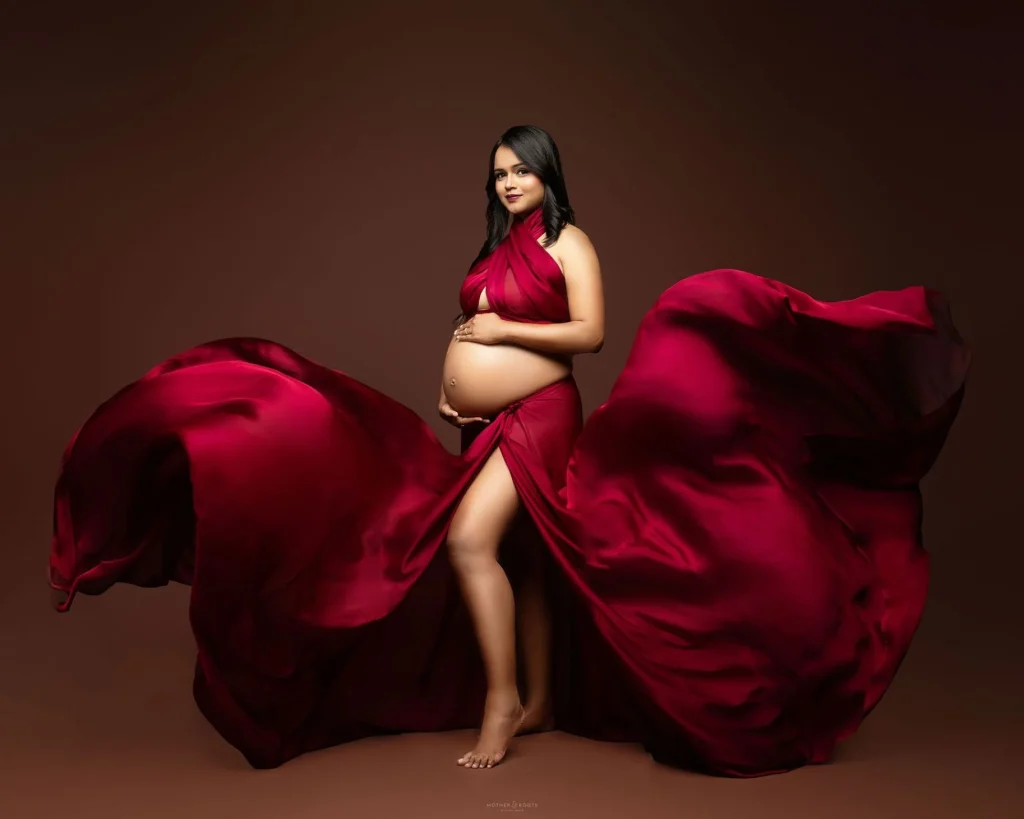 Theamed Maternity Photoshoot in Nagpur